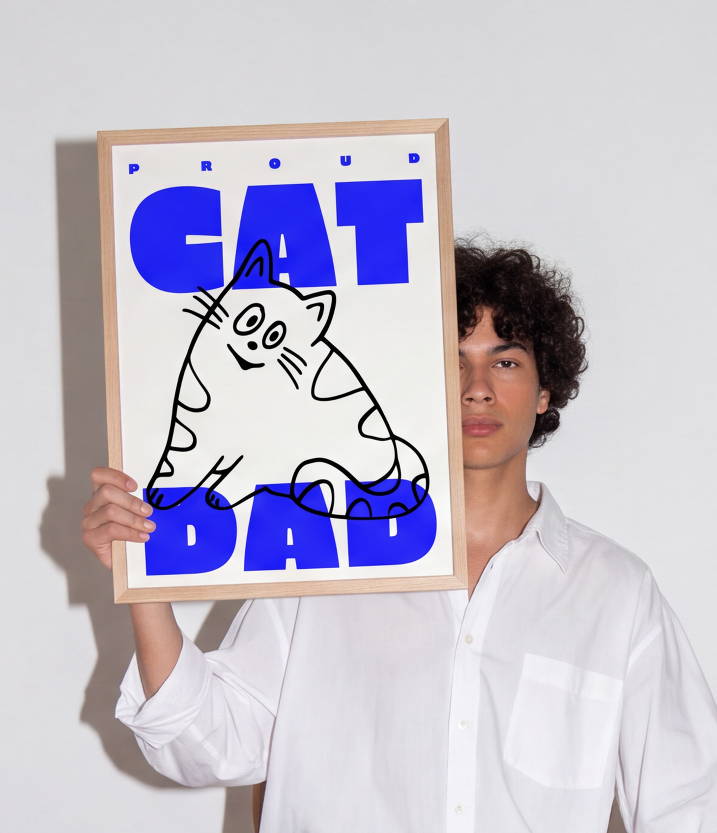 Proud cat dad